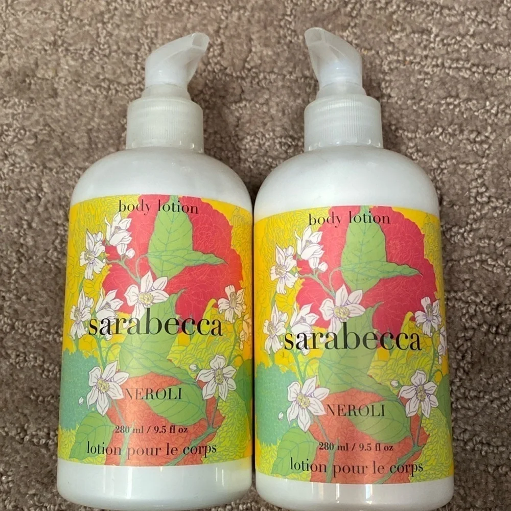 2/$20.  Sarabecca Body Lotion Bundle Vegan Hippie Neroli